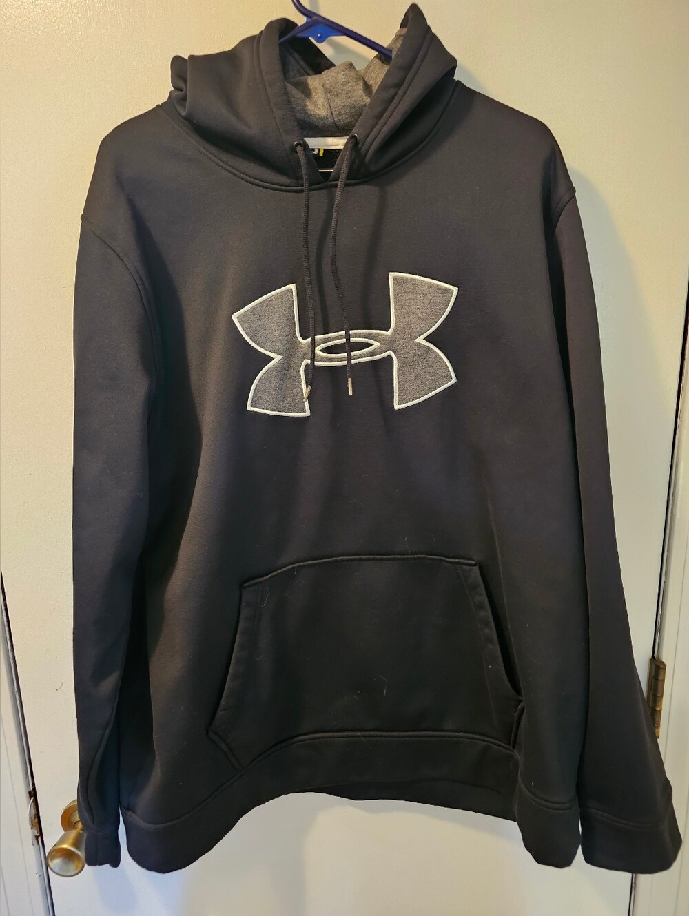 Under Armour Hoodie Cold Gear Loose Men's Size XL Black Long Sleeve